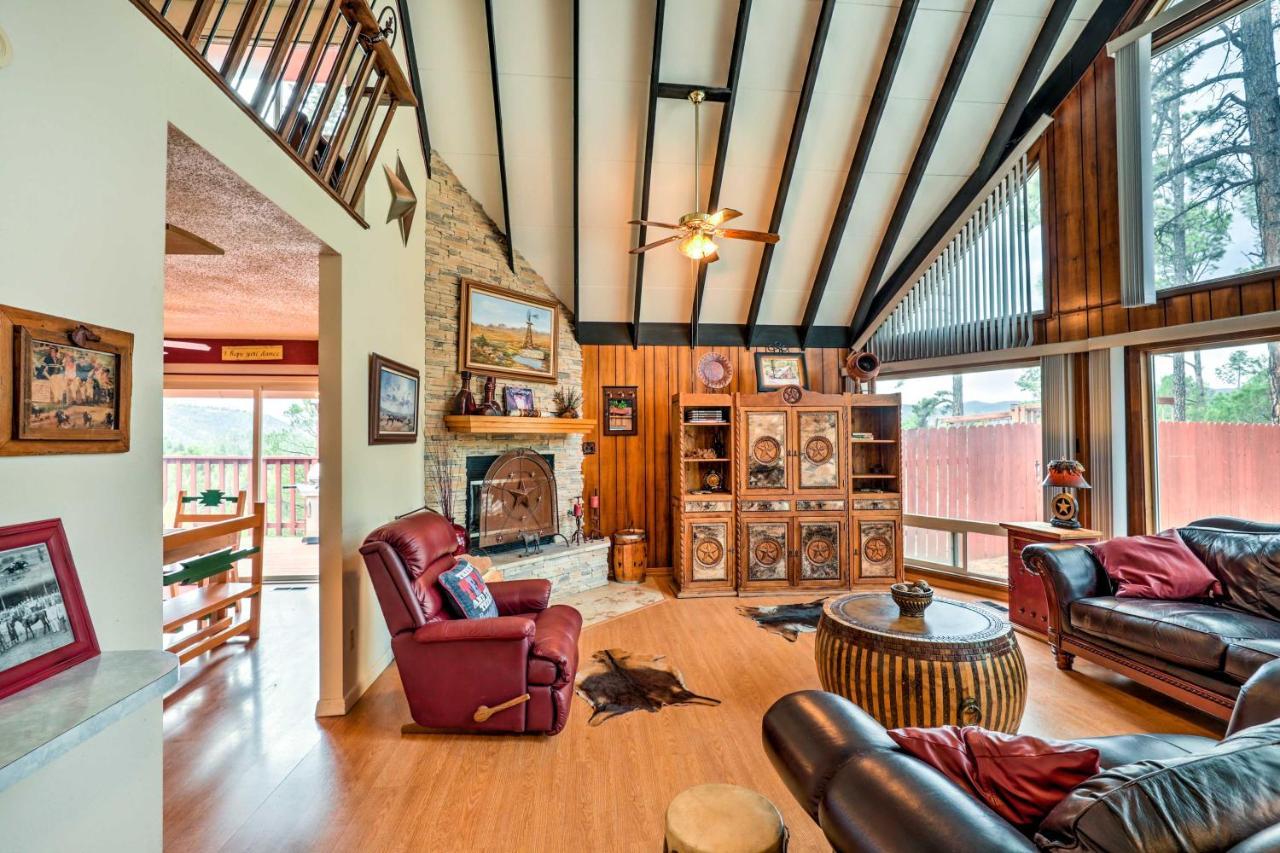 Villa A-Frame Ruidoso Retreat With Deck, Grill And Views! Esterno foto