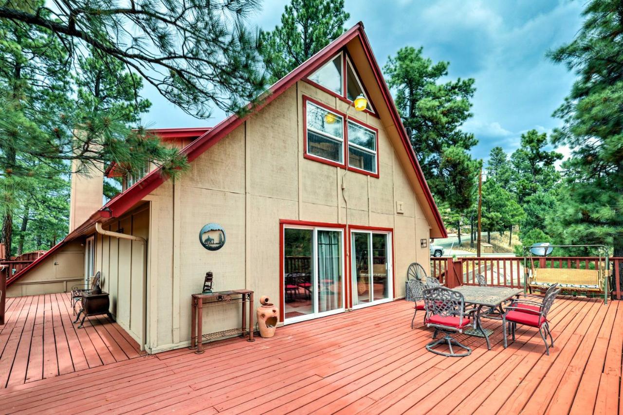 Villa A-Frame Ruidoso Retreat With Deck, Grill And Views! Esterno foto