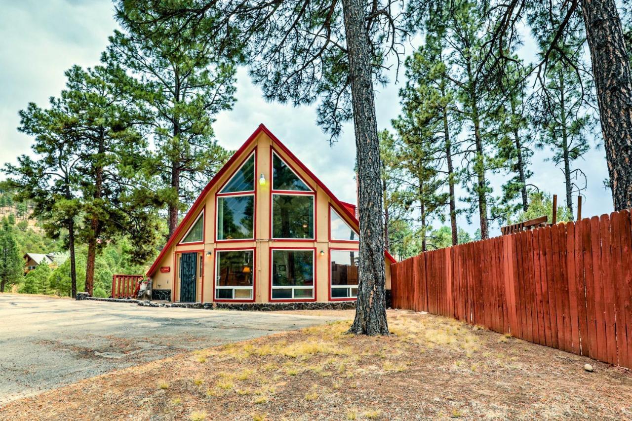 Villa A-Frame Ruidoso Retreat With Deck, Grill And Views! Esterno foto