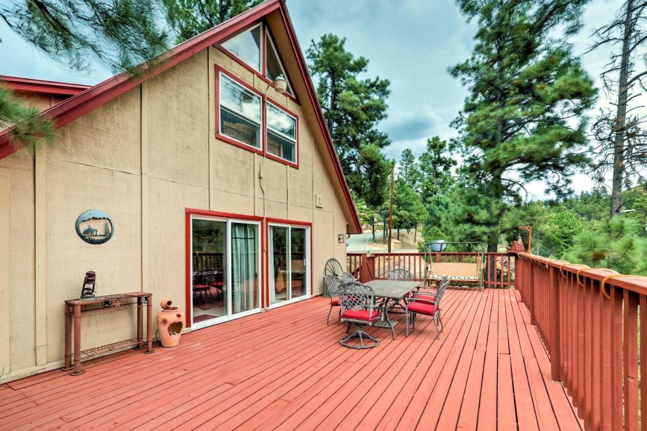 Villa A-Frame Ruidoso Retreat With Deck, Grill And Views! Esterno foto