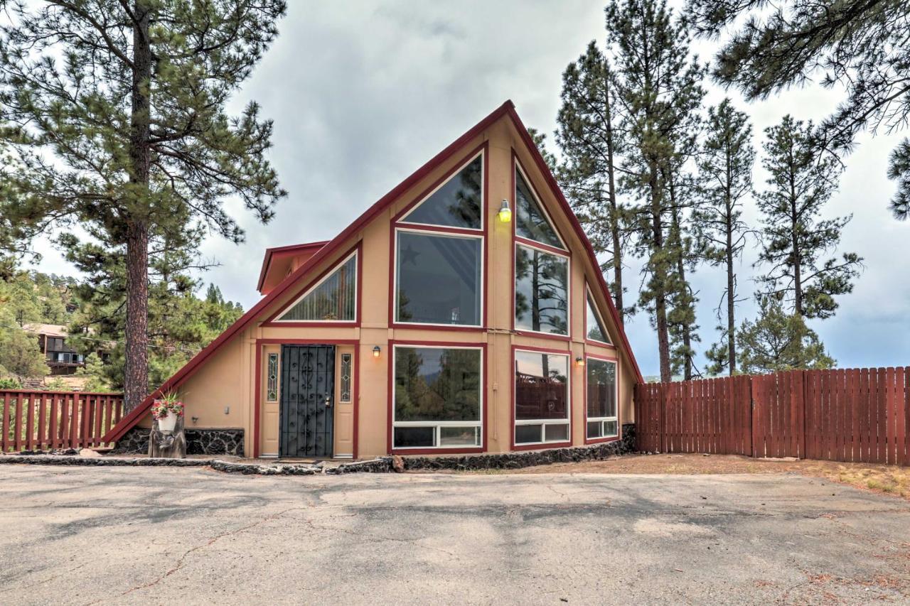Villa A-Frame Ruidoso Retreat With Deck, Grill And Views! Esterno foto
